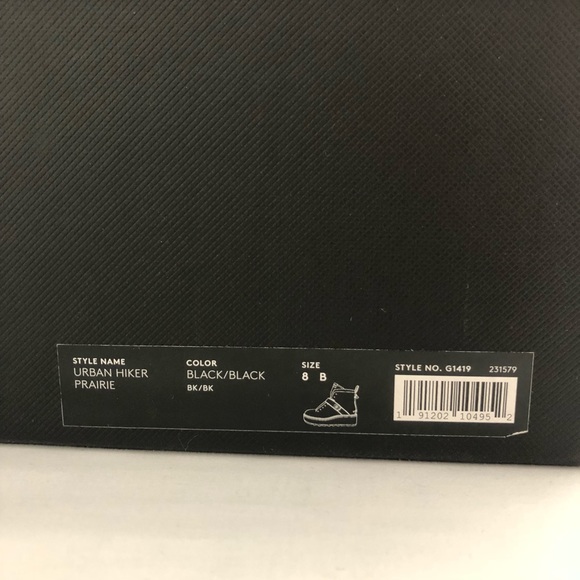 Coach urban black embroidered hiker boots - Picture 6 of 6